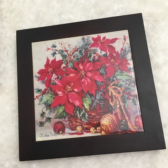 Two Framed Tiles Hot Plates Set - Picture 4 of 7